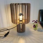 Lampe chevet bois scandinave