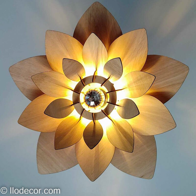 suspension fleur de lotus