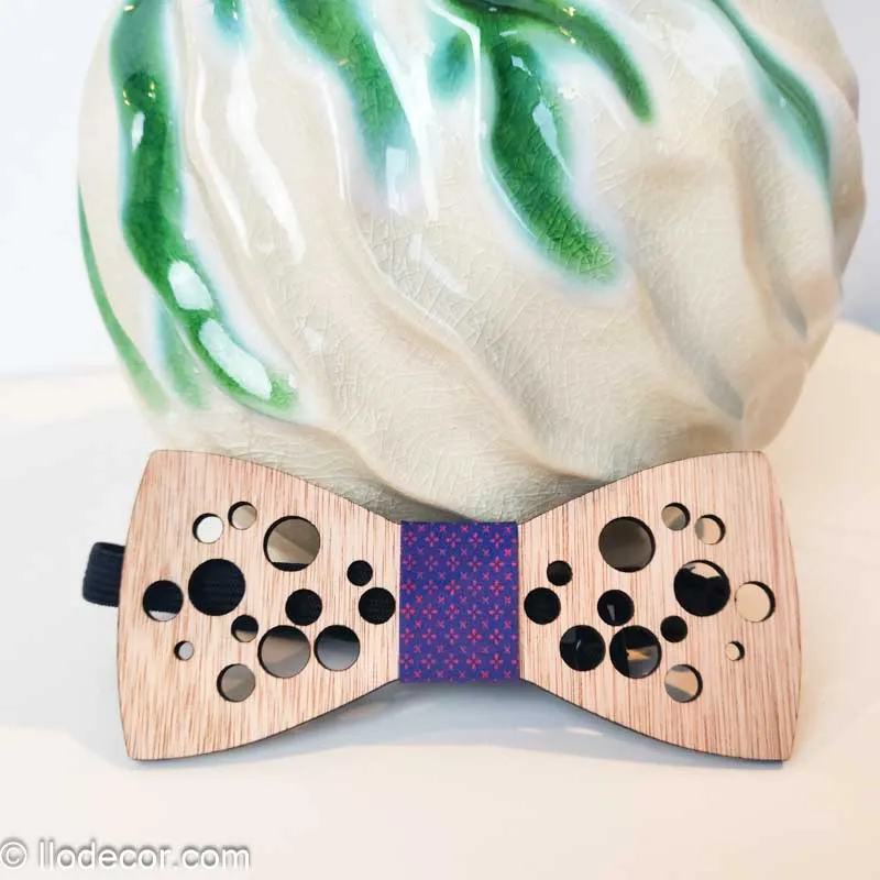 nœud papillon en bois fait main | accessoire homme tendance & Éco responsable