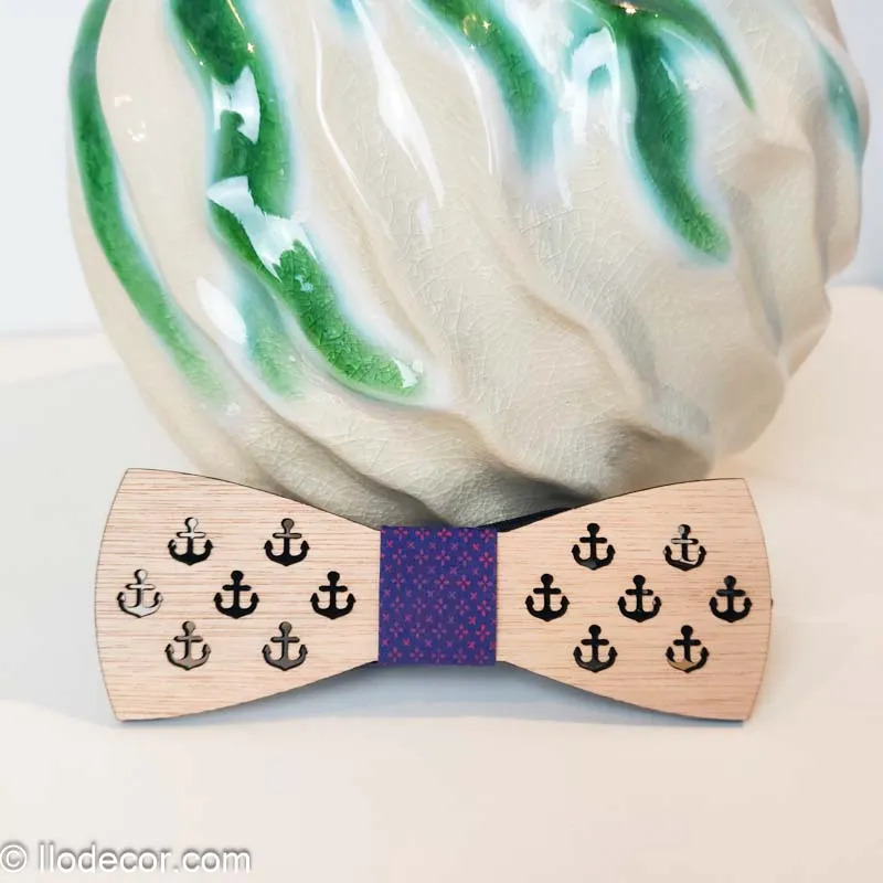 nœud papillon en bois fait main | accessoire homme tendance & Éco responsable