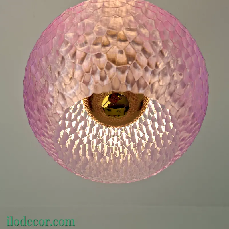 Suspension Opaline 3D – Luminaire Design Organique